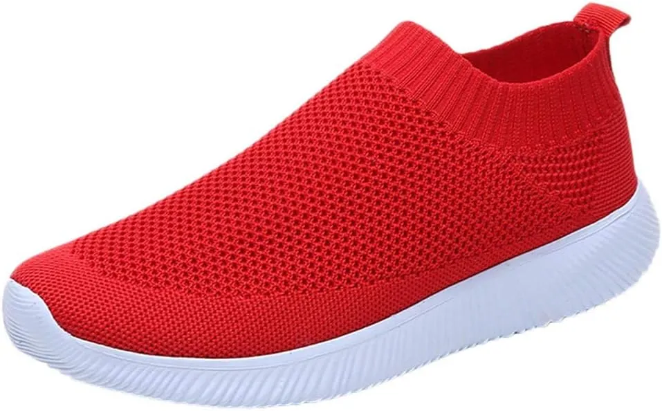 Women’s Slip-On Shoes Casual Lace-Free Walking Loafers Womens Tennis Shoes Boots Casual Black Shoes Shoes Sneakers Brown Tennis Shoe Loafers Casual Slip On