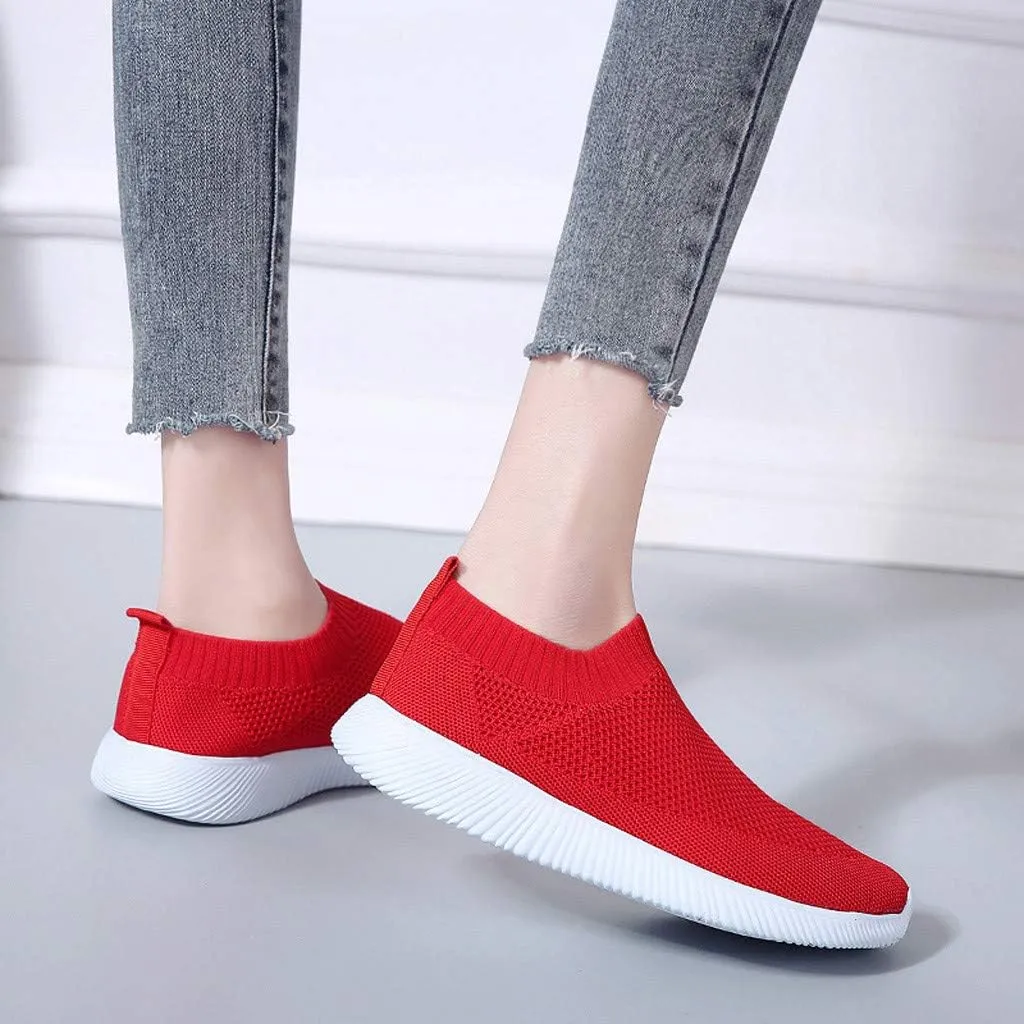Women’s Slip-On Shoes Casual Lace-Free Walking Loafers Womens Tennis Shoes Boots Casual Black Shoes Shoes Sneakers Brown Tennis Shoe Loafers Casual Slip On