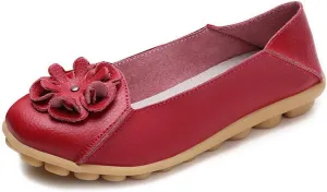 Women's Slip on Shoes Comfortable Peas Shoes Casual Flat Loafers Shoes