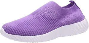 Women's Slip On Walking Shoes Running Comfortable Mens Running Shoes Loafers Shoes Dressy Casual Fashion Sneakers Slip On Tennis Shoe Casual Loafers