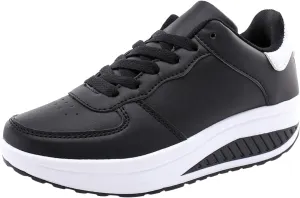 Women's Sneakers Size 10 1/2 Zapatos OrtopéDicos De Mujeres Women's Tennis Shoes Size 9 Walking Women's High Top Wedge Fashion Sneakers Hidden Heel Tenis para Caminar Y Correr De Mujer Comodos