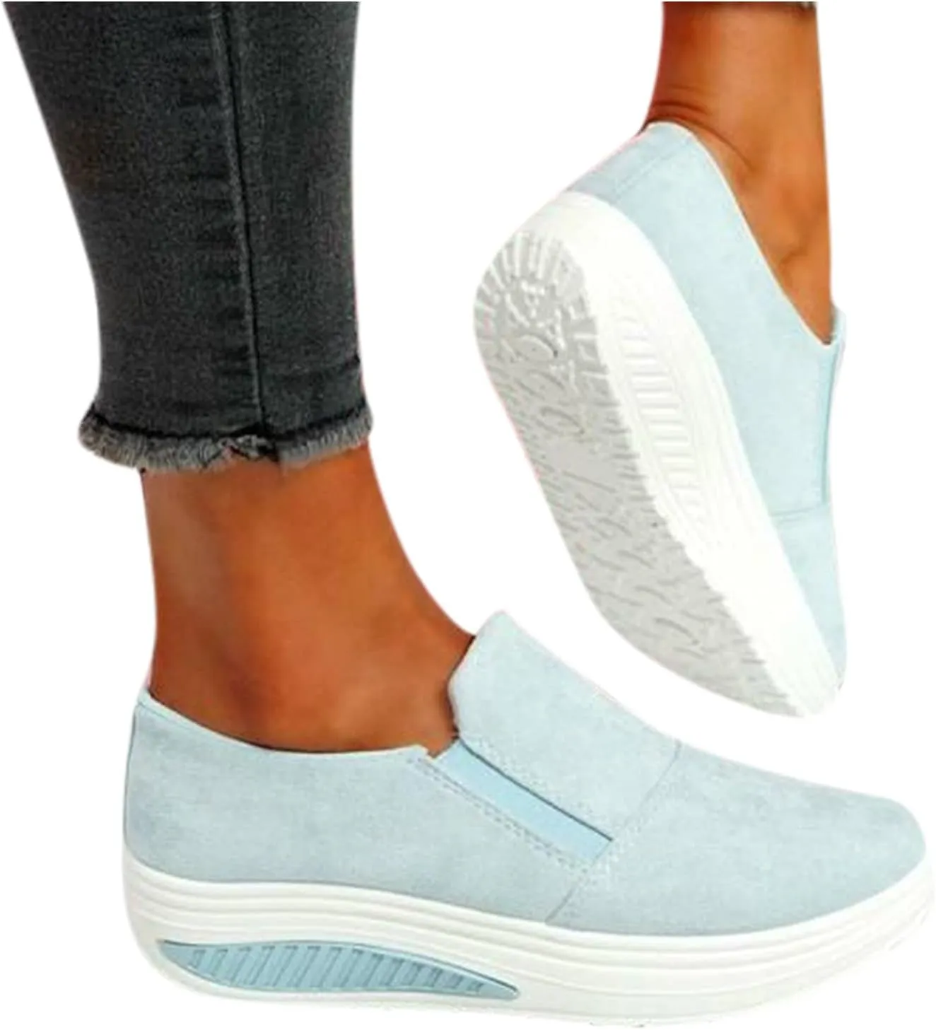 Womens Sneakers Size 6.5 Wide Zapatillas Blancas para Mujer De Tacon Bajitos Women Sneakers Lightweight Air Cushion Gym Fashion Shoes Womens Platform Sneakers Fashion Zapatos OrtopéDicos para Mujeres