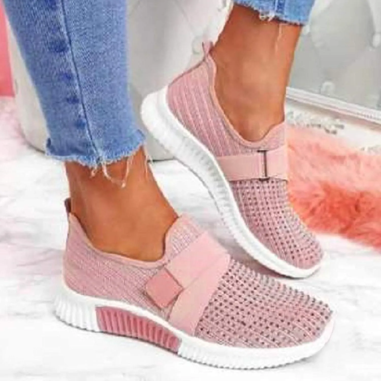Women's Sneakers Wide Zapatos OrtopéDicos para Mujer Antideslizantes Black Shoes Women Sneakers Women's Chunky Sneakers Platform Dad Shoes for Women White Non Slip Shoes for Women Nurse