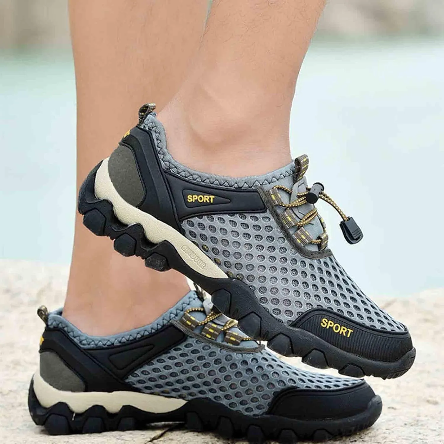 Women's Woven Orthopedic Breathable Soft Shoes Mens Tennis Shoes Lightweight White Casual Shoes White Platform Sneakers Slip On Tennis Shoe Casual Loafers