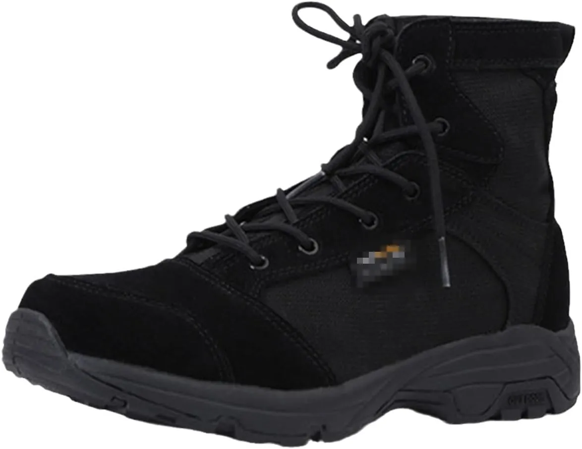 ZINERLIK Men's Military Boots Combat Ankle Boots Tactical Plus Size Military Boots Work Safety Shoes Motorcycle Boots